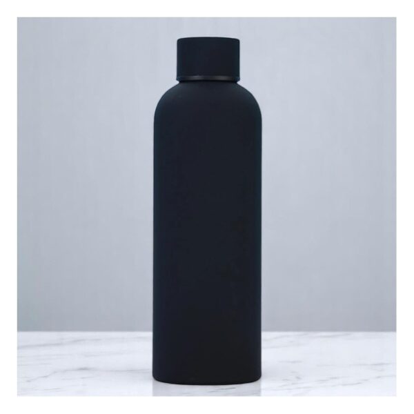 Fles, thermosfles 500 ml, roestvrij staal met SOFT TOUCH-coating zwart BD46CZ