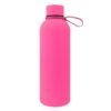 Fles, thermosfles 500 ml, roestvrij staal met SOFT TOUCH fuchsia coating BD46F