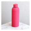 Fles, thermosfles 500 ml, roestvrij staal met SOFT TOUCH fuchsia coating BD46F