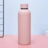 Fles, thermosfles 500 ml, roestvrij staal met SOFT TOUCH-coating lichtroze BD46R