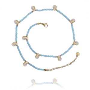 Armband van stainless steel met 14 krt goudplating BST1399