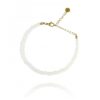 Armband van stainless steel met 14 krt goudplating BST1422