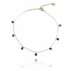 Armband van stainless steel met 14 krt goudplating BST1442