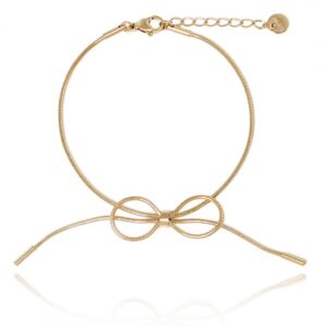 Armband van stainless steel met 14 krt goudplating BST1497