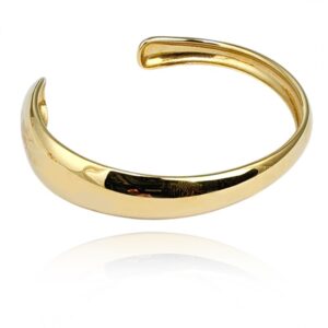 Armband van stainless steel met 14 krt goudplating BST1528