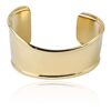 Armband van stainless steel met 14 krt goudplating BST1538