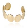Armband van stainless steel met 14 krt goudplating BST1542