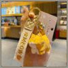 Sleutelhanger kitten meow geel BRL278
