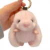 Sleutelhanger Konijn Fluffy Roze