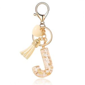 Sleutelhanger letter J met steentjes en hartje BRL329J