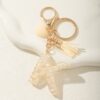 Sleutelhanger letter K met steentjes en hartje BRL329K