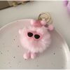 Sleutelhanger Cutie met zonnebril roze BRL336R