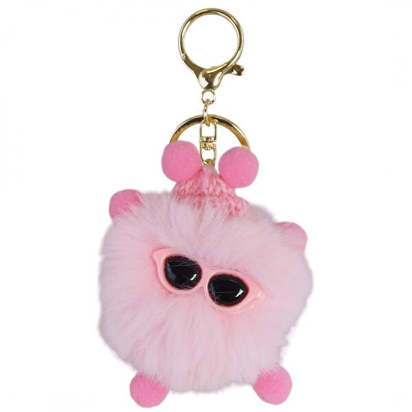 Sleutelhanger Cutie met zonnebril roze BRL336R
