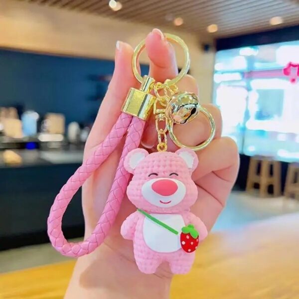 Sleutelhanger teddybeer met aardbei BRL324