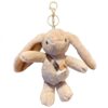 Sleutelhanger pluche konijn beige BRL368K