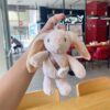 Sleutelhanger pluche konijn beige BRL368K
