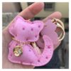 Sleutelhanger cat en franjes roze BRL358