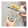 Fles, waterfles met mandje en rietje 800 ml Lucky BD36