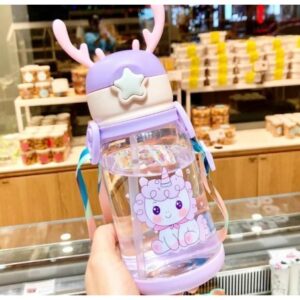 Waterfles Kinderfles met Rietje 600 ML BD30FIO