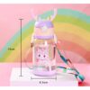 Waterfles Kinderfles met Rietje 600 ML BD30FIO