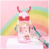Waterfles Kinderfles met Rietje 600 ML BD30R