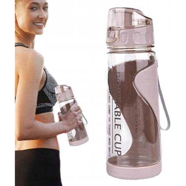 WATERFLES FITNESS FLES VOOR DE SPORTSCHOOL 600ml draagbaar klein BD02