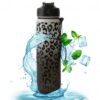 Waterfles, fles PANTER 1L ombre wit met zwart BD43WZ1