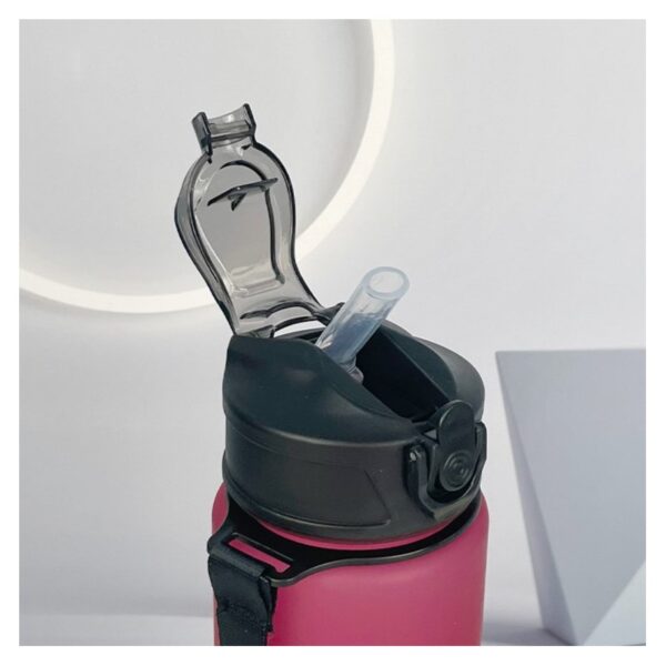 Waterfles, sportfles mat 750 ml bordeauxrood SUPER SPORT BD49