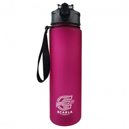 Waterfles, sportfles mat 750 ml bordeauxrood ECARLA SPORTS BD49
