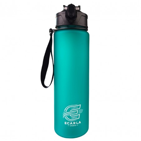 Waterfles, sportfles mat 750ML turquoise ECARLA SPORTS BD50