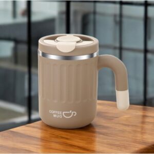 GROTE THERMISCHE BEKER met rietje 480 ml AFSLUITBARE THERMISCHE BEKER KOFFIEKOP 17BR