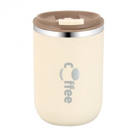 GROTE THERMISCHE BEKER met rietje 500 ml AFSLUITBARE THERMISCHE BEKER KOFFIEKOP 07WZ1