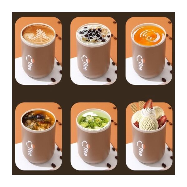 GROTE THERMISCHE BEKER met rietje 500 ml AFSLUITBARE THERMISCHE BEKER KOFFIEKOP 07WZ2