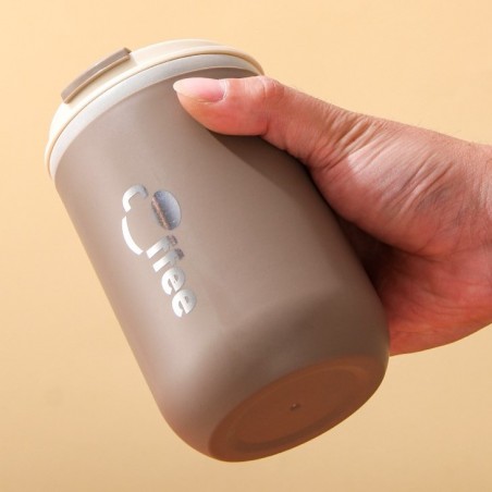 GROTE THERMISCHE BEKER met rietje 500 ml AFSLUITBARE THERMISCHE BEKER KOFFIEKOP 07WZ2