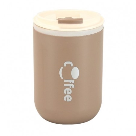 GROTE THERMISCHE BEKER met rietje 500 ml AFSLUITBARE THERMISCHE BEKER KOFFIEKOP 07WZ2