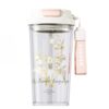 Beker, waterfles met rietje en tuit 550 ml BD29