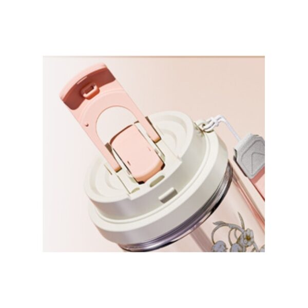 Beker, waterfles met rietje en tuit 550 ml BD29