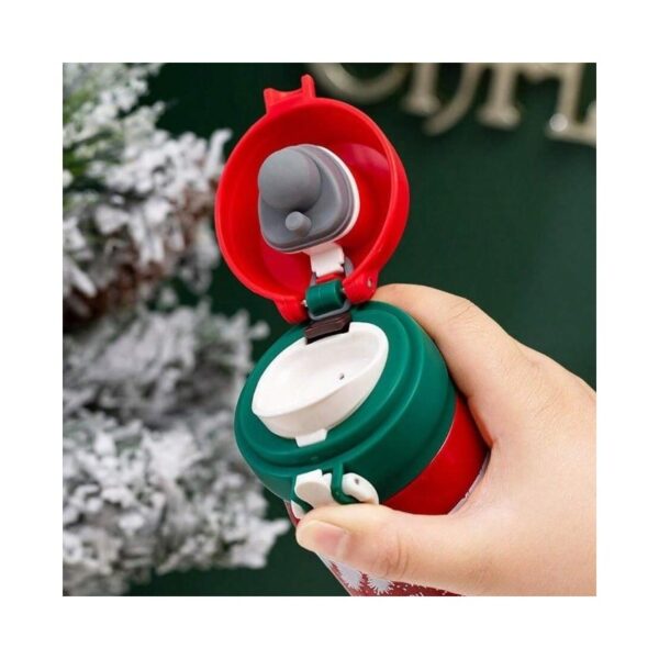THERMISCHE BEKER, FLES 500ML KERST WINTER THERMISCHE FLES zwart BD39CZ