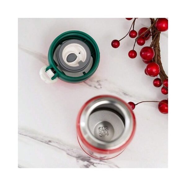 THERMISCHE BEKER, FLES 500ML KERST WINTER THERMISCHE FLES rood BD39CZE