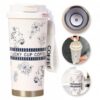 THERMISCHE BEKER met handvat en mondstuk, draagbaar 550 ml BD28WZ3
