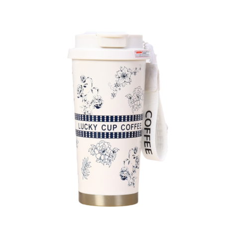 THERMISCHE BEKER met handvat en mondstuk, draagbaar 550 ml BD28WZ3