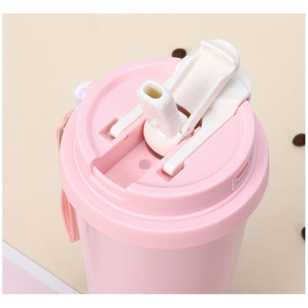 THERMISCHE BEKER met handvat en mondstuk, draagbaar 550 ml BD28WZ3