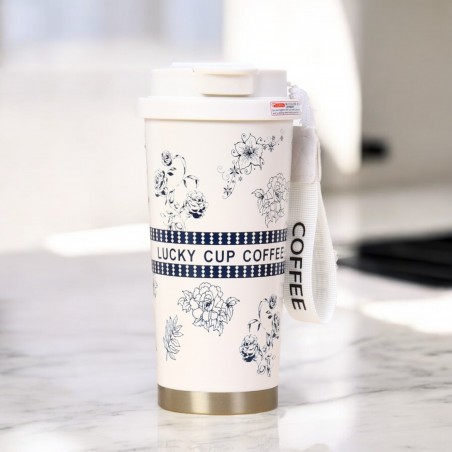 THERMISCHE BEKER met handvat en mondstuk, draagbaar 550 ml BD28WZ3