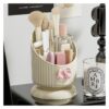 Organizer make-up spullen crème met roze strik CB67