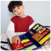 Organizer z filcu Mata edukacyjna teczka zamykana dla dzieci ORM05
