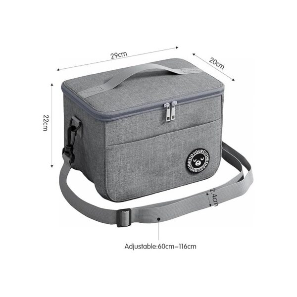 Thermische tas voor het vervoeren van eten LUNCHBOX 29x20x21cm KP04CZ
