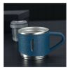 DE THERMOSSET MET 3 MOKKEN, cadeauverpakking, 500 ml marineblauw BD24GRAN
