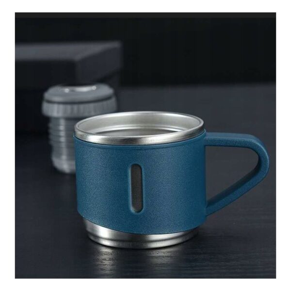 DE THERMOSSET MET 3 MOKKEN, cadeauverpakking, 500 ml marineblauw BD24GRAN