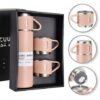 DE THERMOSSET MET 3 MOKKEN, cadeauverpakking, 500 ml roze BD24R