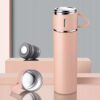 DE THERMOSSET MET 3 MOKKEN, cadeauverpakking, 500 ml roze BD24R
